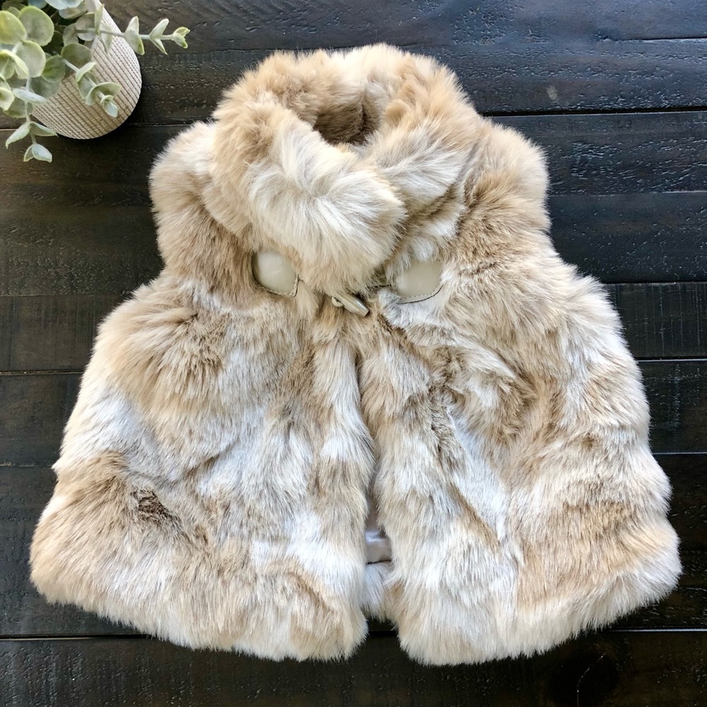 Koala Kids faux fur vest 12-18 months